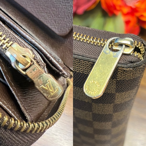 Authentic Louis Vuitton Damier Ebene Organizer Wallet - EUC - Picture 10 of 11